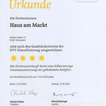 Haus Am Markt Apartment