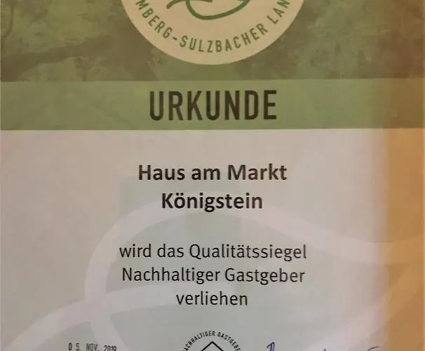 Апартаменты Haus Am Markt Кёнигштайн
